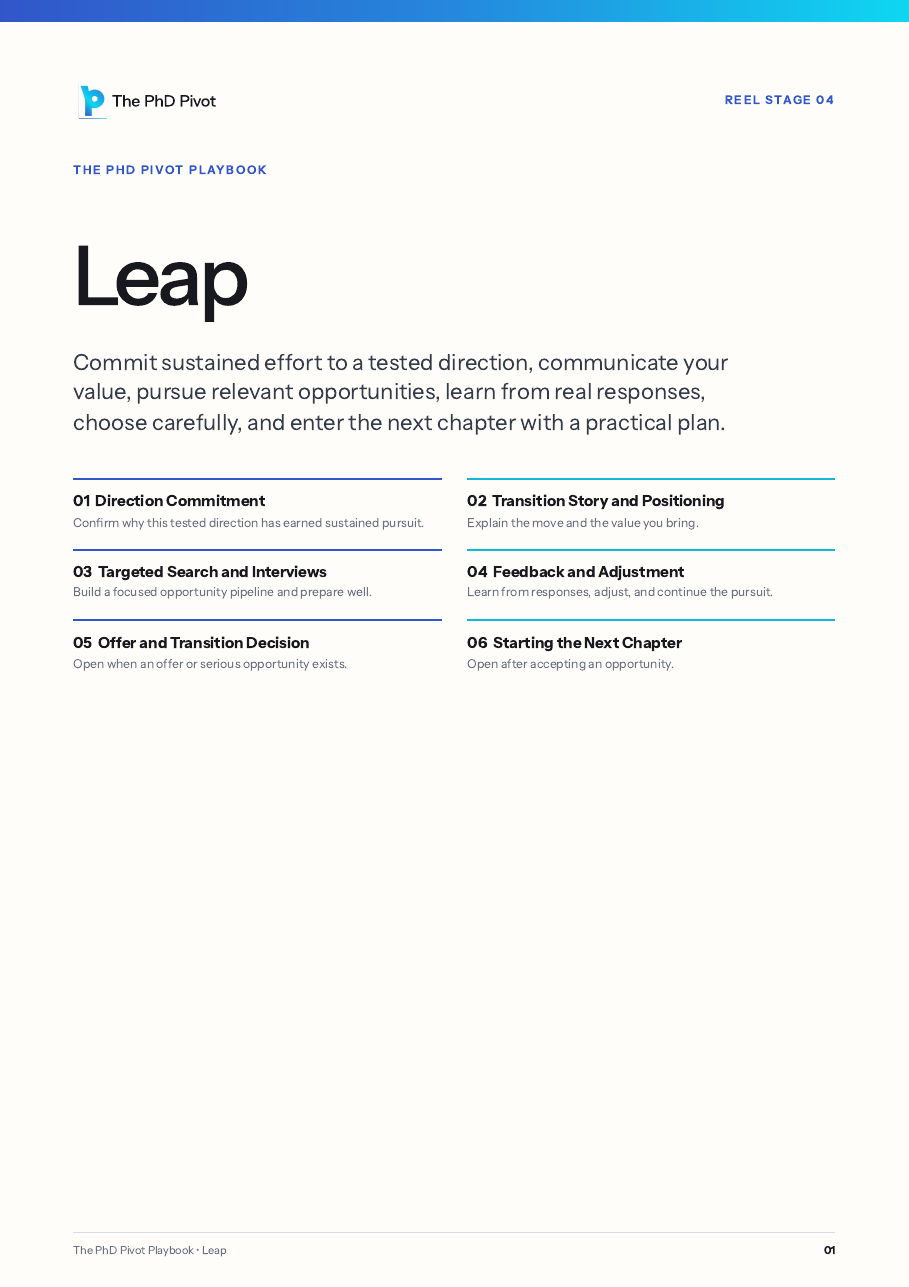 Leap stage cover